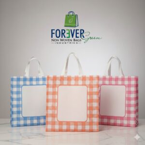Classic Printed Box Tote Bag